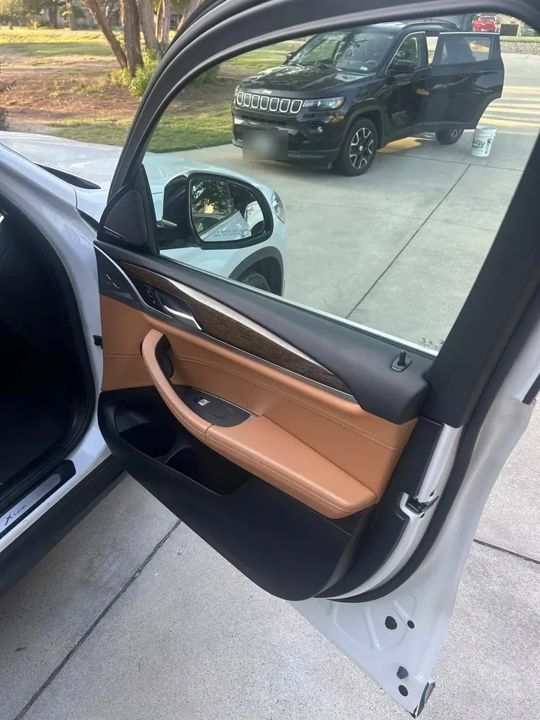BMW X3 door panel and interior trim