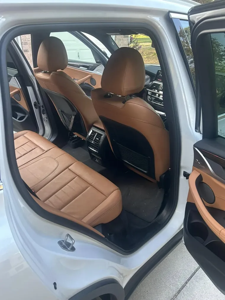 BMW X3 rear seats